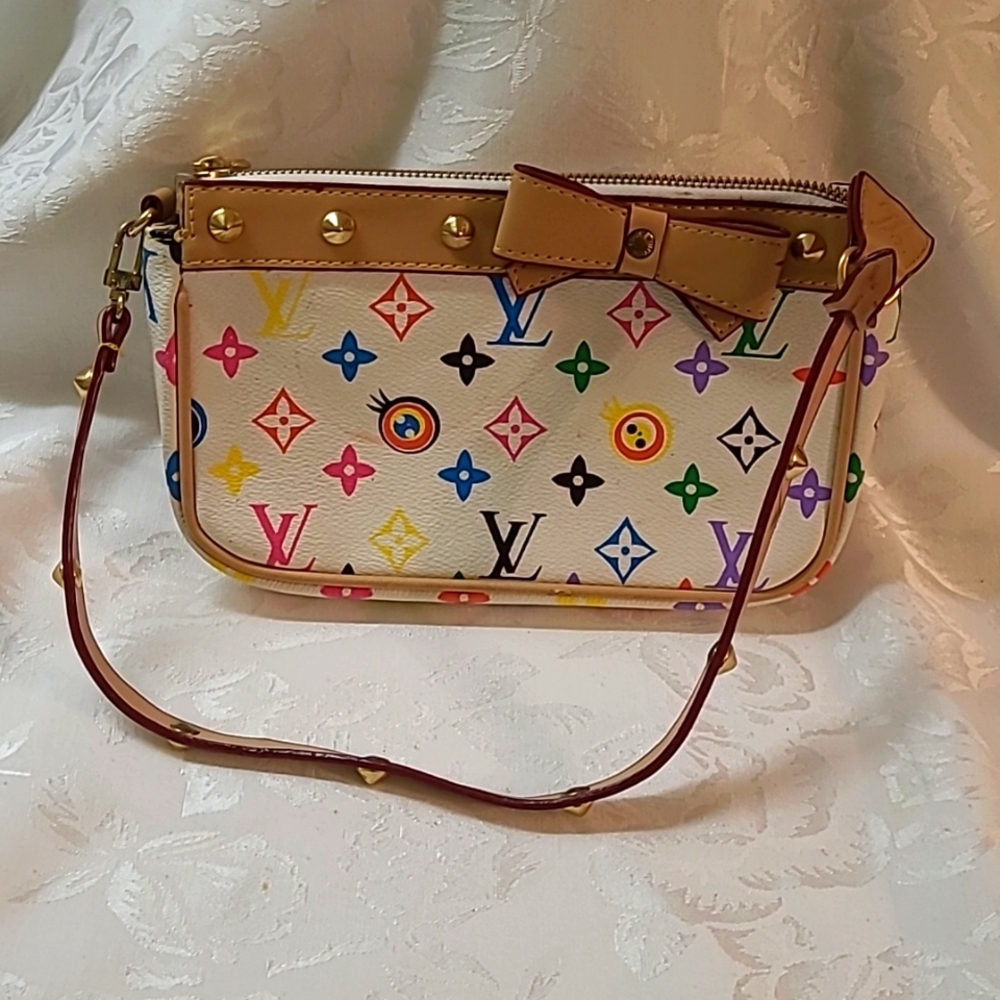 LV Bag / Purse - Winking Eye Pattern - LV Monogram